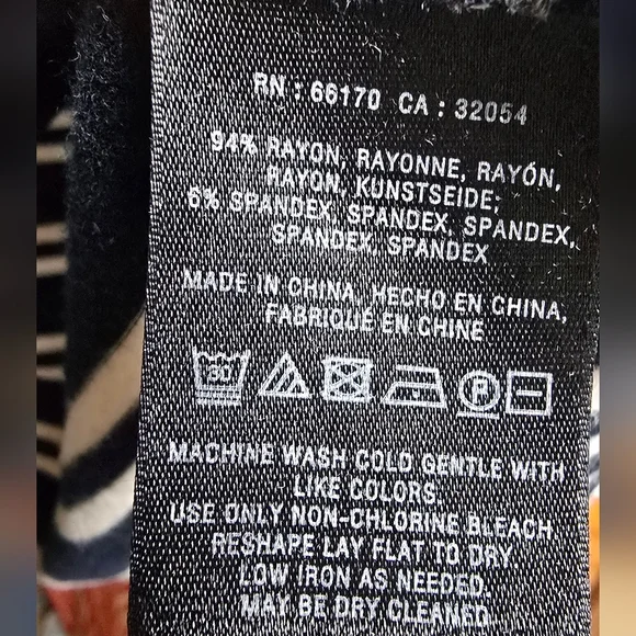 Anthropologie Maeve Navy and White Striped HIgh Neck Asymmetrical Dress XS - Picture 6 of 8